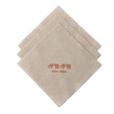 China Food Grade White Biodegradable Customizable Printed Elegant Paper Napkins for sale