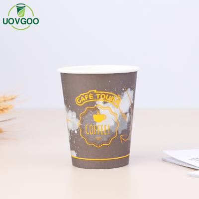 China Single Wall Disposable Paper Cup Printed Hot Sale Paper Cup Disposable Paper Cup Coffee for sale