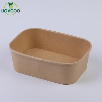 China China Supplier Disposable Paper Box For Printed Fast Food Lunch Box Packaging Paper Lunch Box for sale