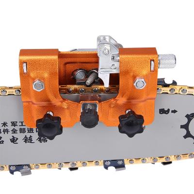 China Good Quality Folding Handle Staple Portable Crank Operated Deluxe Jig For Household Chainsaw Angle Grinder Modified Chainsaw Sharpener for sale