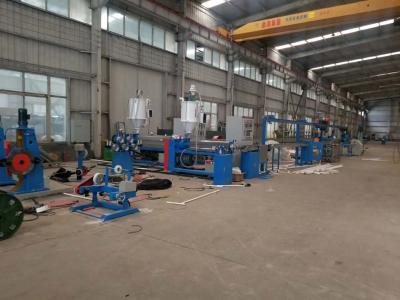 China SJ80+60 PVC PE XLPE Cable Extruder Production Line for sale