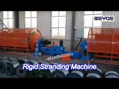 cable rigid stranding machine manual loading with emergency braking system