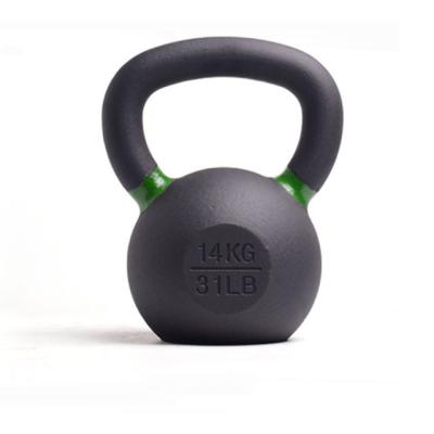 China Strength Gym Crossfit Training Equipment Powder Coated Cast Iron Custom Kettlebell for sale