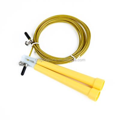 China PP Handle With Durable Cheap Adjustable Steel Wire PP Plastic Jumping Rope for sale