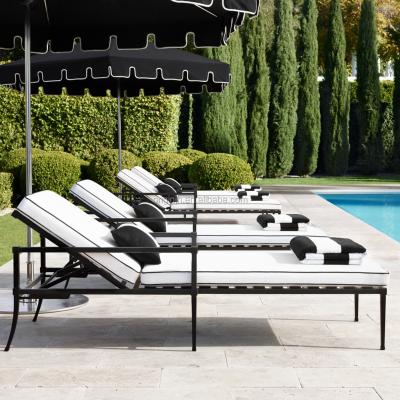 China Modern Perfect Proportion Outdoor Top Grade Most Popular Patio Frame Daybed Aluminum Pool Furniture for sale