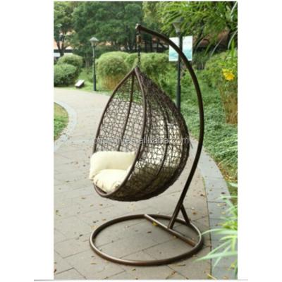 China Modern Amazing Universal Shape Patio Bird's Nest Sun Corrosion Hold Design Rattan Swing Swing Chair for sale