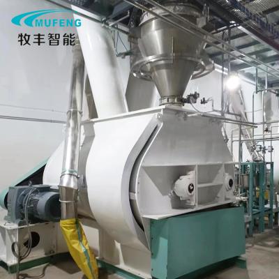 China Feed plant 1000kg-6000kg per hour horizontal paddle mixer for dairy cow horse feed mixer machine price for sale