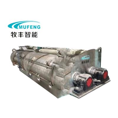 China Feed pellet mill Mufeng Feed processing double shaft differential speed conditioner machine price for sale for sale