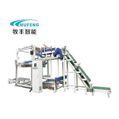 China Easy Operation High Efficiency Livestock and poultry feed factory palletizer machine Automatic palletizing robot High-level palletizing machine for sale