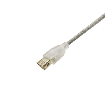 China Home/Office/Construction/Educational USB2.0 A Female To Male B Micro 3M Gold Plated Transparent Cable for sale