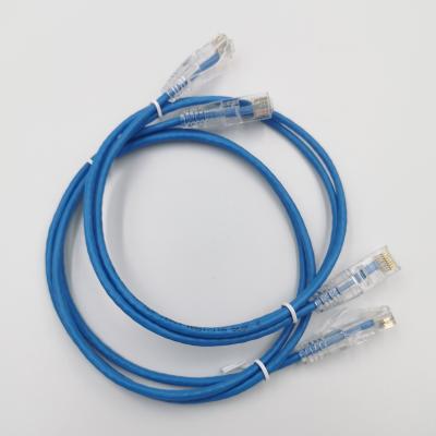 China CAT6A home/office/construction/education high-speed network transparent thin line 10m for sale