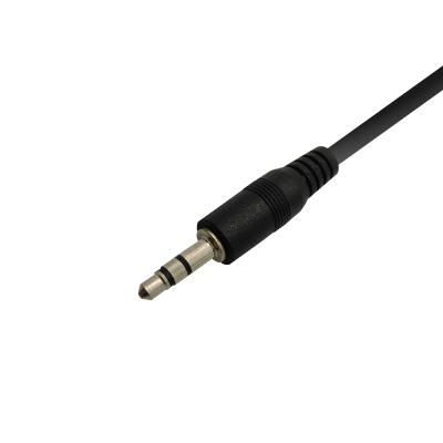 China At home 3.5mm male to AUX cable. 30cm 3 Pole High Quality Metal Male Audio Head Cable for sale