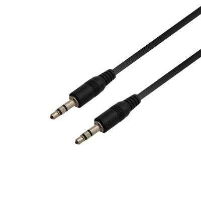 China 3.5mm home male to AUX cable. 5M high quality metal male braided audio head wire for sale