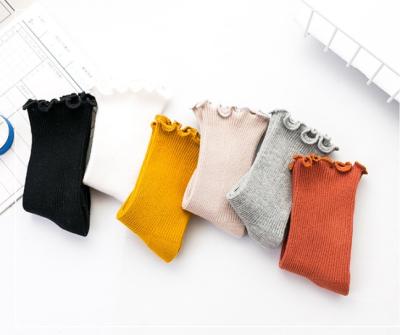 China Wholesale Eco-Friendly Breathable Custom Soft Warm Cute Newborn Baby Midi Socks for sale