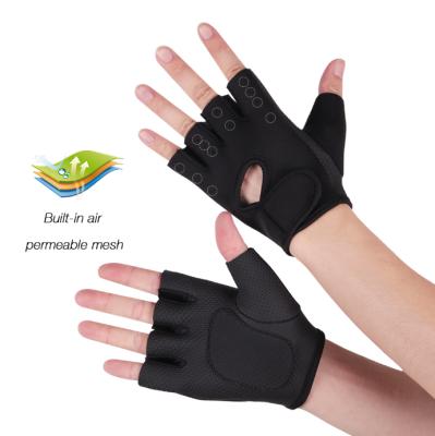 China Protective Sports Fitness Gym Workout Exerciser Bicycle Cycling Gloves Half Finger for sale