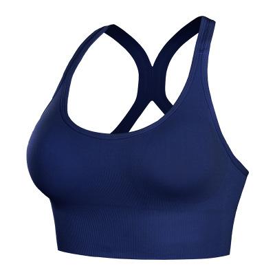 China Breathable Nylon Shockproof Adjustable Sports Bra Top Fitness For Running for sale