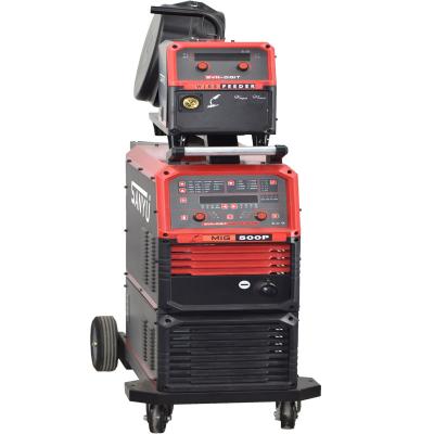 China 500amp 380V 3PHASE MIG-500P Inverter Welder Multifunction MAG Double Pulse Welder NB MIG Welder for sale