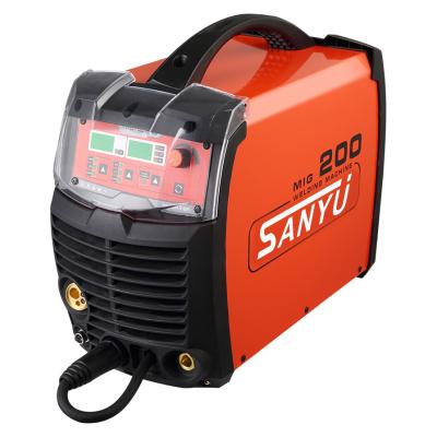 China Building Material Shops Sanyu MIG-200S Portable Multi Function Inverter MIG Welder for sale