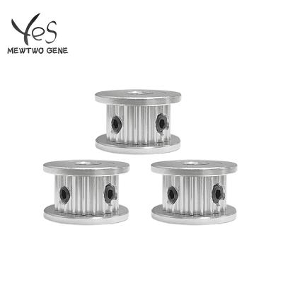 China 3D Printer Components 3D Printer Parts Aluminum Alloy 20 Teeth Hole 5mm Bandwidth 6mm Synchro Pulley Synchronizing Wheel for sale