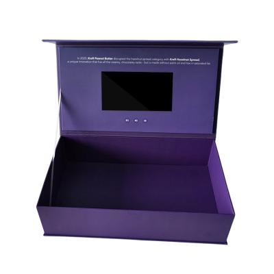 China Hot Sale Europe Factory Wholesale Price Paper Screen Packaging LCD Video Gift Box for sale