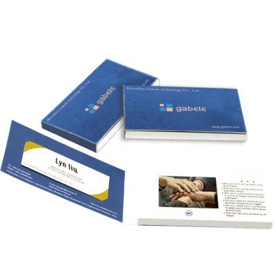 China Europe 2.4inch Video Business Card LCD Brochure Digital Name Card for sale