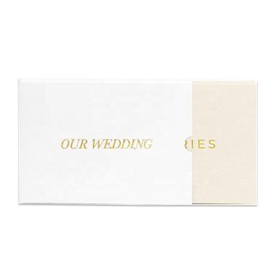 China Europe Custom Logo Canvas Bound Book 7 Inch Wedding Invitation Card 1500mAh Battery LCD Video Brochure for sale