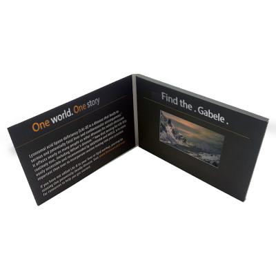 China Europe Innovative Design 10.1 Inch LCD Screen Booklet Greeting Card With Factory Price for sale