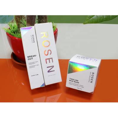 China 300gsm Art Paper Box Multiple Color Style Recyclable Cardboard Cosmetic Packaging Box For Nasal Spray Bottle for sale