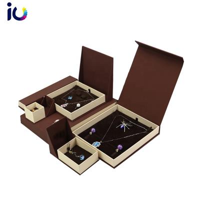 China China Supplier Custom Luxury Jewelry Packaging Paper Packaging Ring Necklace Watch And Bracelet Gift Box For Ring Necklace And Bracelet for sale