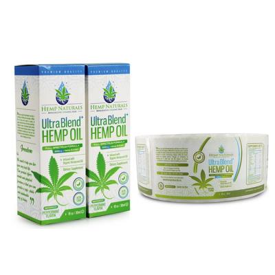 China Customized 30ml 1oz Recyclable Drops Hemp CBD Oil Box Material Cardboard Packaging for sale