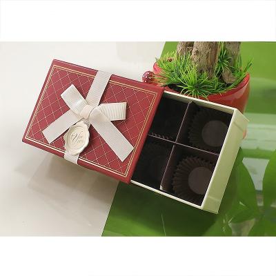 China Handmade Highest Quality Empty Gift Chocolate Truffle Boxes With Free Sample for sale