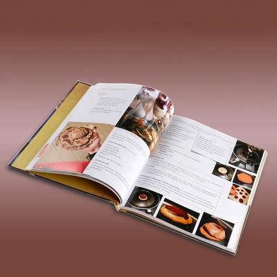 China The shinny glossy brochure of colorful soft cover magazine cookbook printing services for sale