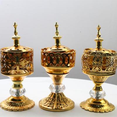 China 2021 New Indian Incense Metal Exquisite Custom Iron Incense Holder Hot Selling Portable Home Censer for sale