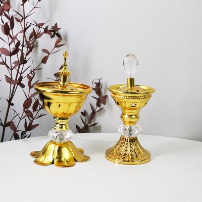 China China's Middle East production of zinc alloy islamic censer simple durable and attractive texture for sale