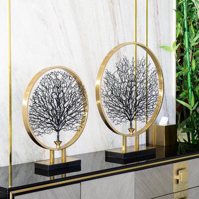 China China Factory Supply Wholesale Gold Landscape Home Decorative Modern Office Decor for sale