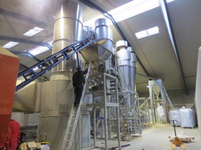 China Double Cyclone  Air Stream Dryer Machine   In Food Industry for sale