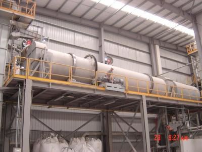 China HYG Series Metal Powder Hot Air Dryer Machine ,  Rotary Drum Dryer for sale