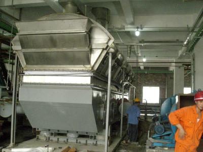 China Soyabean Protein Vibrating  Fluid Bed Dryer Mechanism Machine , Fluidized Spray Dryer for sale