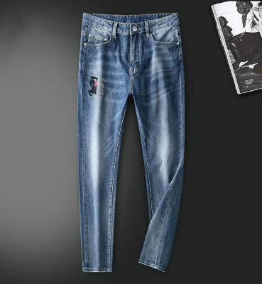 China Diznew QUICK DRY jeans and vintage denim men's thin men's quantity bleach cotton customize stone OEM for sale