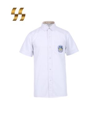 China Formal Customize Cotton Polyester Twill Latest And Comfortable Tc Primary White School Uniform Designs for sale