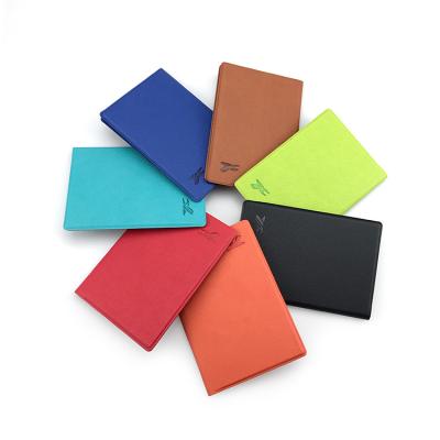 China High Quality Eco-friendly Thin Leather Passport Rfid Credit Card Holder Passport Minimalist PU Case Holder for sale