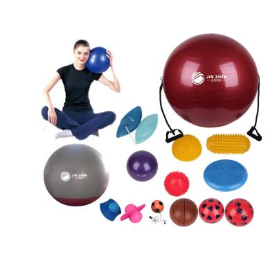 China 25cm 30cm gym pilates ball factory sell PVC colored plastic balls 15cm 19cm 23cm 25cm 26cm 30cm for sale