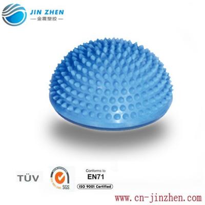 China Eco-friendly Balance Cushion Half Ball Cushion Foot Massage Ball Spike PVC Massage Ball for sale