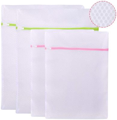 China Minimalist Custom Hotel Eco-Friendly Home Travel Reusable Fabric Mesh Laundry Wash Bags for sale