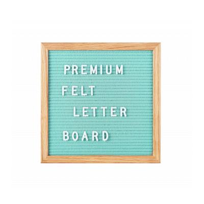 China China new arrival felt letter display board rainbow pine frame letter board with 230 letters for sale