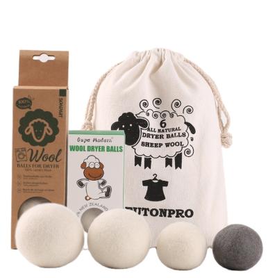 China Wholesale Cleaning 7.5 Cm Australian Organic Pure Nature 100% Wool Dryer Balls for sale