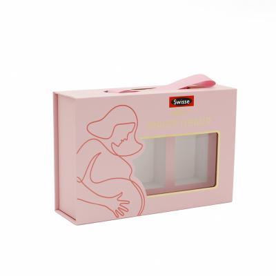 China Handmade Custom Paper Cardboard Box With Clear PVC Window Packing Gift Box for sale