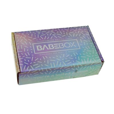 China Recycled Materials Foldable Sandal Shoes Packaging Box for sale