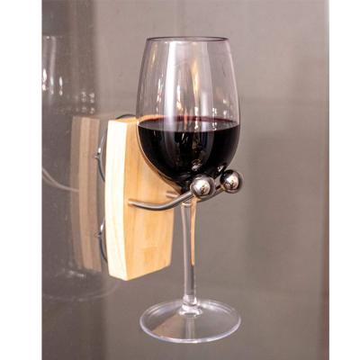 China Contemporary Amazon Bathtub Red Wine Glass Holder For Bathroom for sale