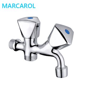 China MARCAROL Amazon Modern Brass Washing Machine Water Tap Double Bibcock for sale